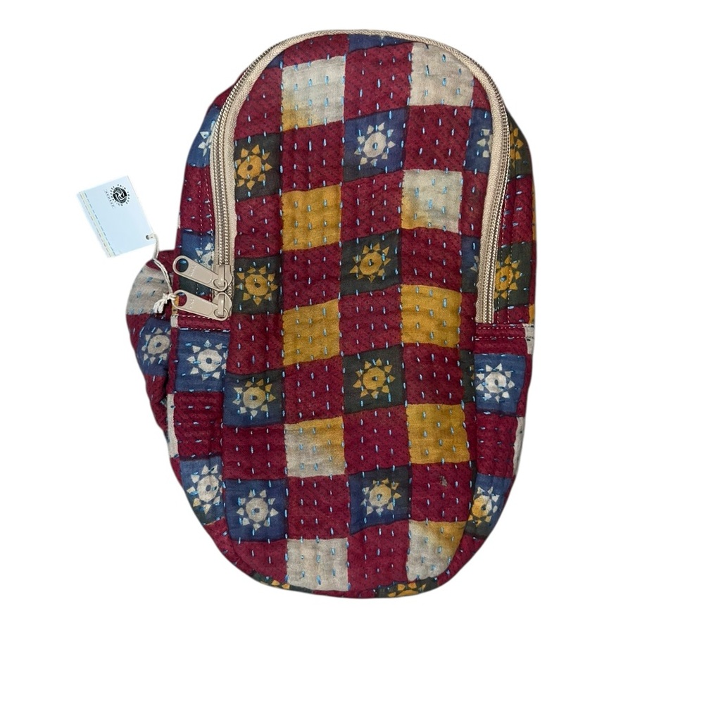 Patchwork Quilted Kantha Backpack
